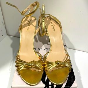 Nine West Gold Heel